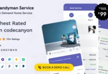 Handyman Service (v11.7.1 Nulled) On-Demand Home Service Flutter App with Complete Solution + ChatGPT