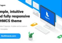 Lagom WHMCS Client Theme v2.2.8 Nulled (RSStudio) Free Download