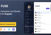 Fuse (v22.0.0) Angular 18+ Admin Template Nulled