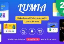 Lumia (v7.0.0) Multipurpose Shopify Theme OS 2.0 Nulled – Multilanguage – RTL Support