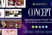Concept (v1.1.2) Nulled Sleek, Optimal Shopify Theme OS 2.0