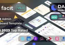 Facit (04 August 2025) React Admin Dashboard Template Nulled