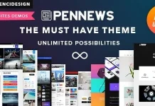 PenNews (v6.7.2) Multi-Purpose AMP WordPress Theme Nulled